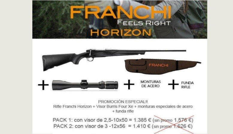 Promoción pack Franchi Horizon